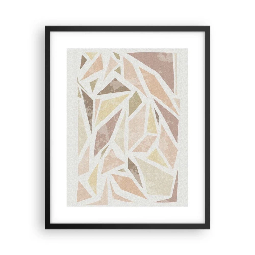 Poster in black frame - Stained Glass Composition - 40x50 cm