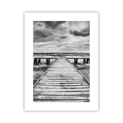 Poster - Waiting for the Wind to Blow away - 30x40 cm