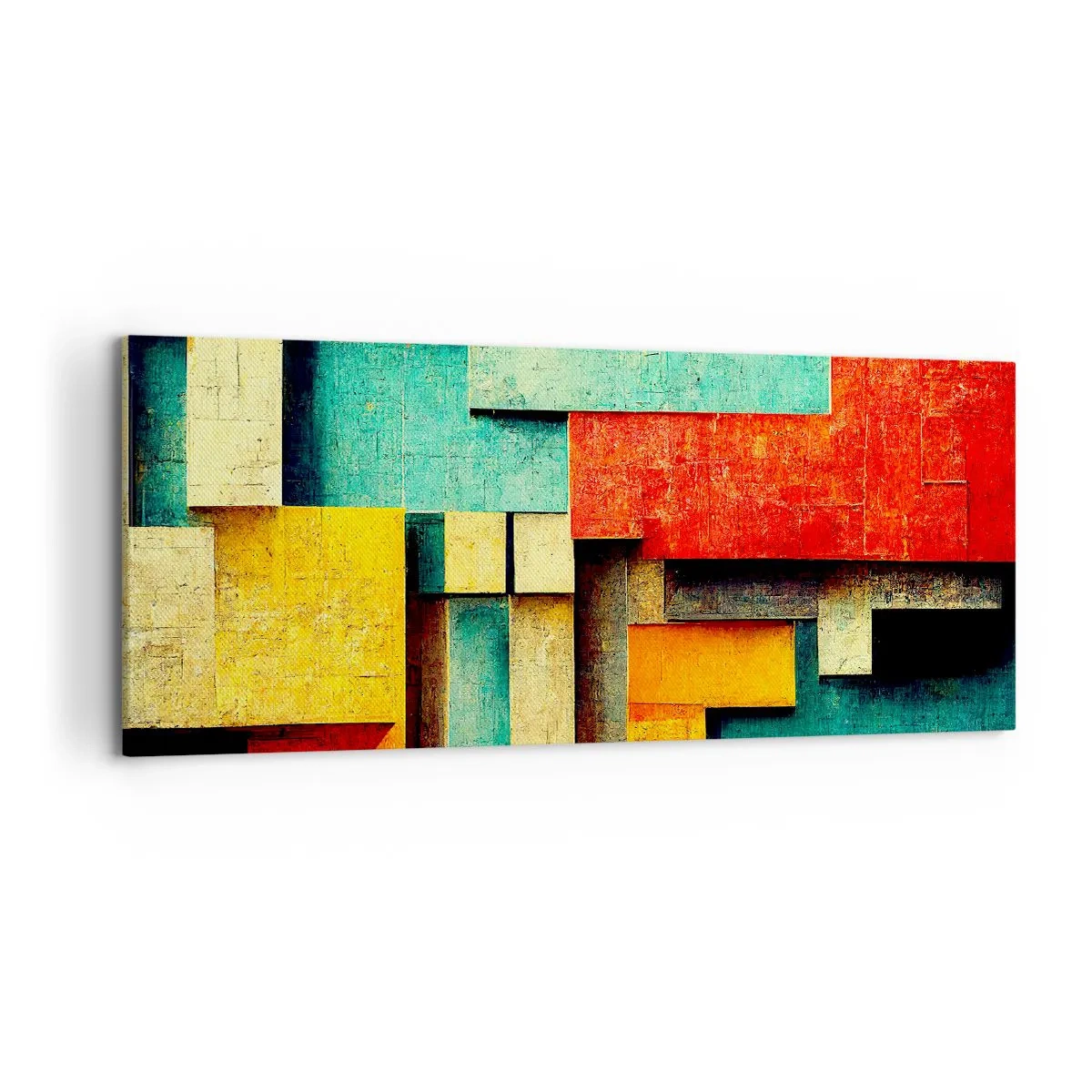 Canvas picture - Festival of Right Angles - 120x50 cm