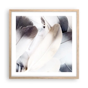 Poster in light oak frame - Almost Angelic - 50x50 cm