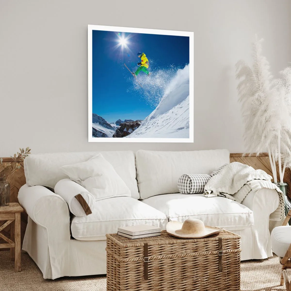 Poster - Dancing with the Mountains - 50x50 cm