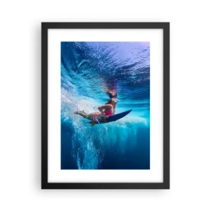 Poster in black frame - Depth of Joy - 30x40 cm