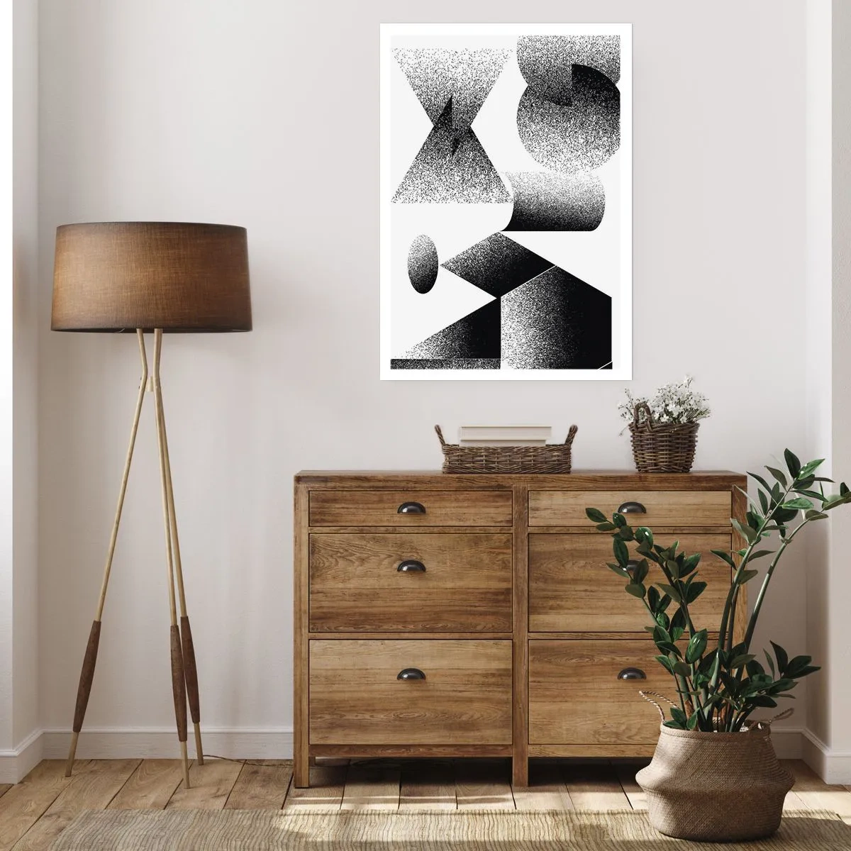 Poster - Angles and Ovals - 70x100 cm