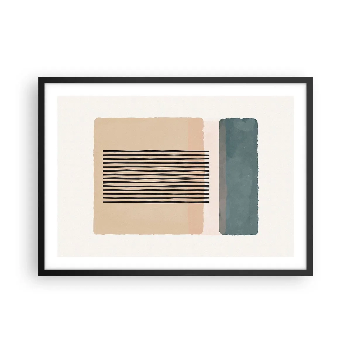 Poster in black frame - All in Order - 70x50 cm