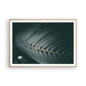 Poster in light oak frame - Precision of Nature - 100x70 cm