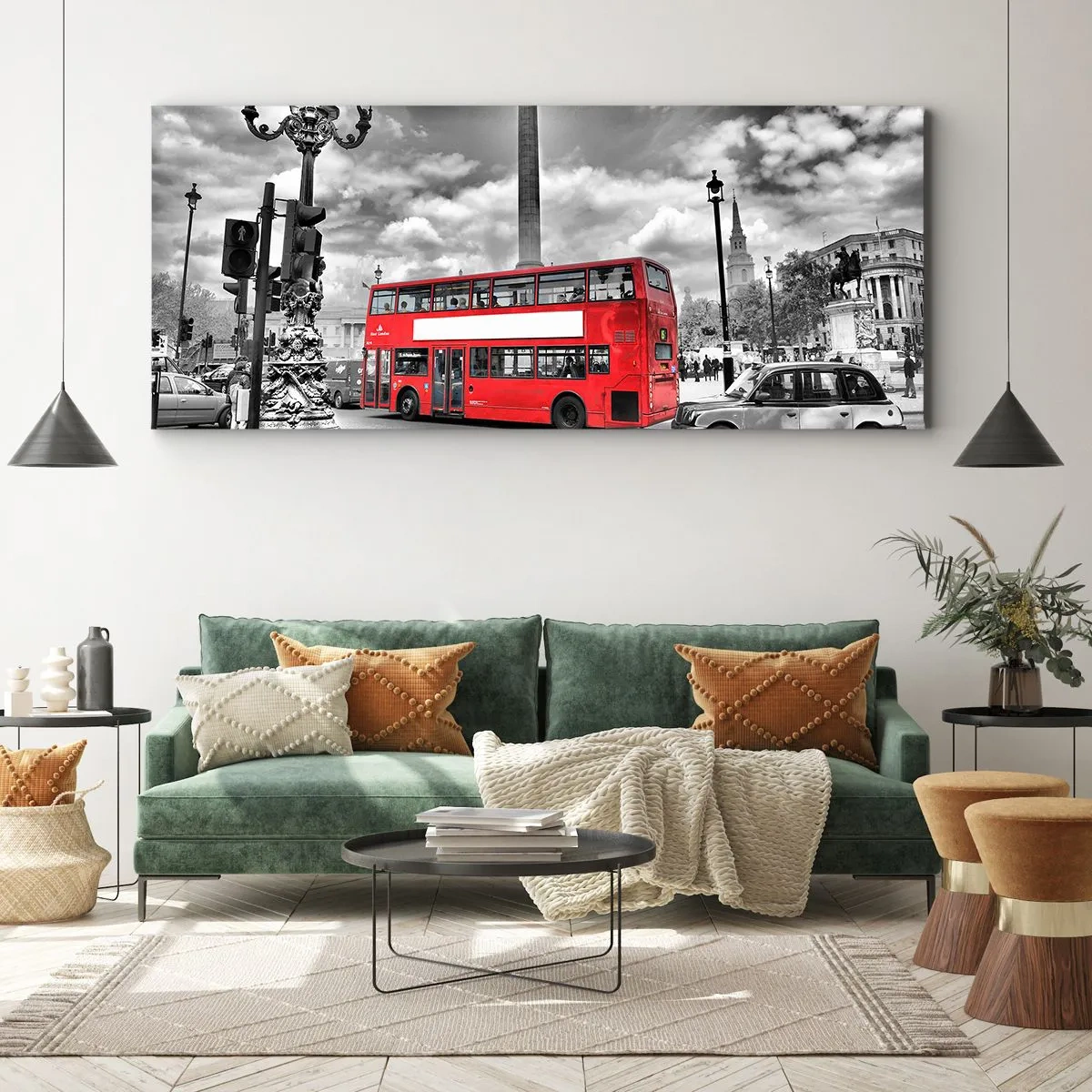Canvas picture - Real Bloodstream of a City - 140x50 cm