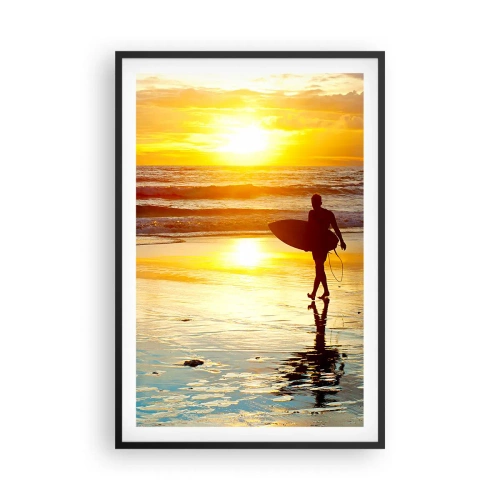 Poster in black frame - Return of a Warrior - 61x91 cm