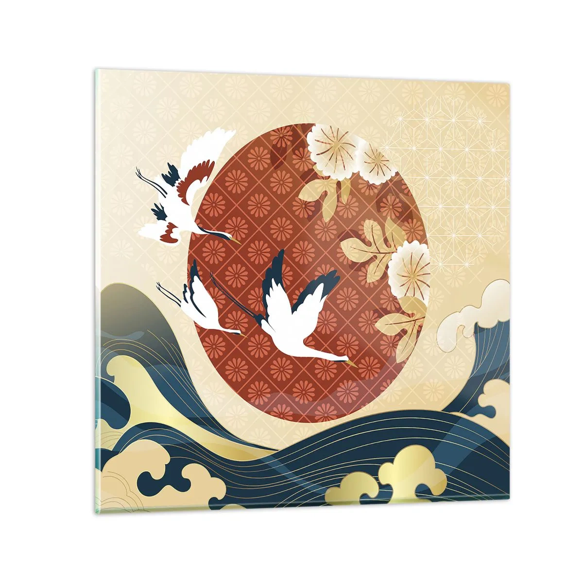 Glass picture - Japanese Tale - 30x30 cm