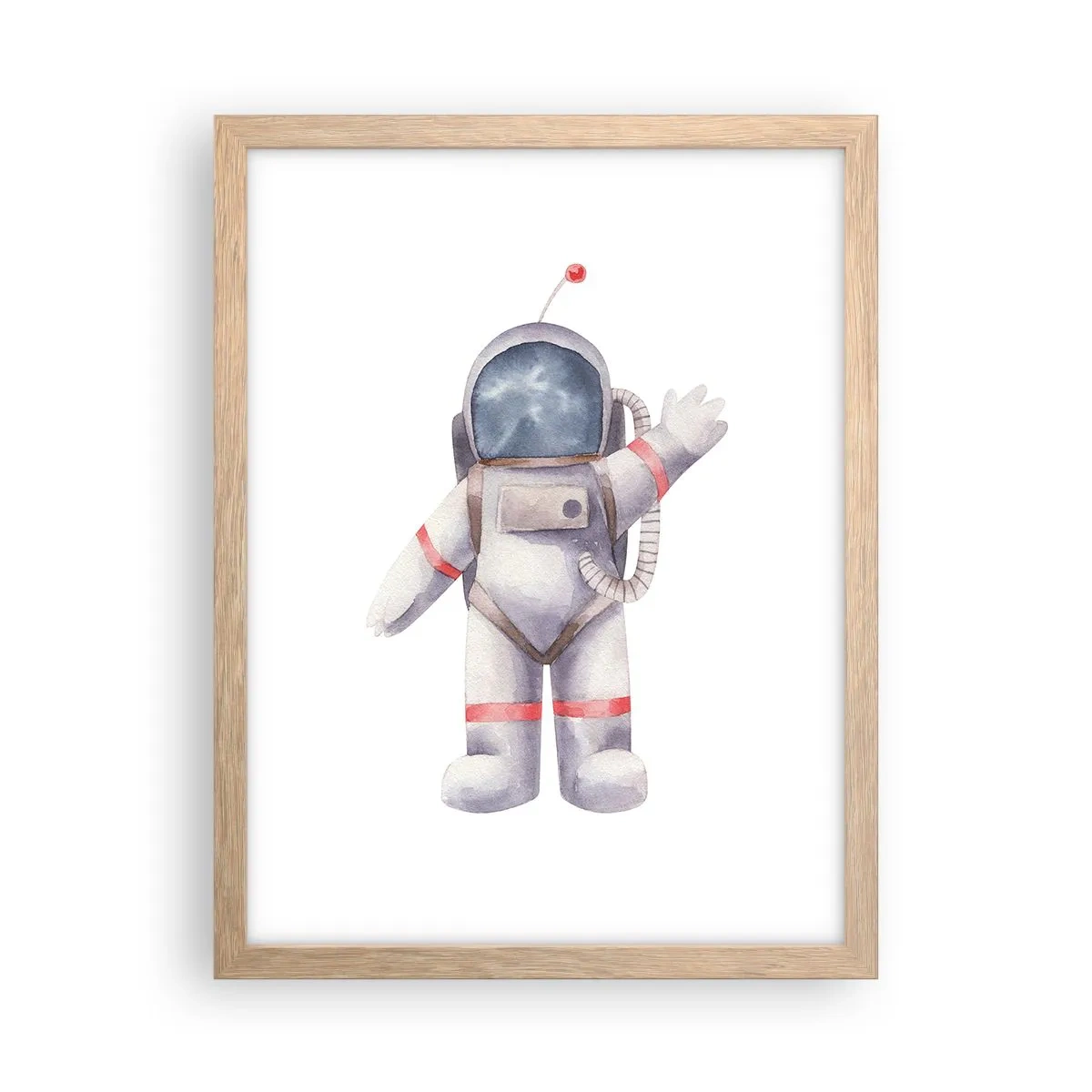 Poster in light oak frame - So Long! - 30x40 cm