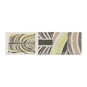 Photo Wallpaper Sample Premium Canvas - Abstract: Life to the Full - Boho, Minimalism, Pastel - 100x30 cm