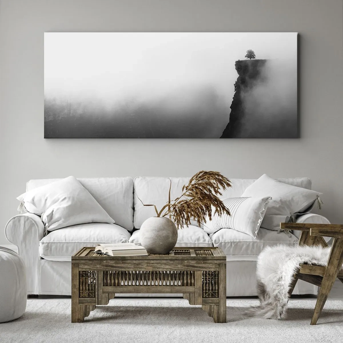 Canvas picture - On the Edge of the World - 140x50 cm