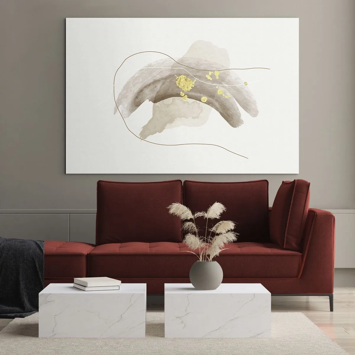 Glass picture - Encountered in Space - 100x70 cm