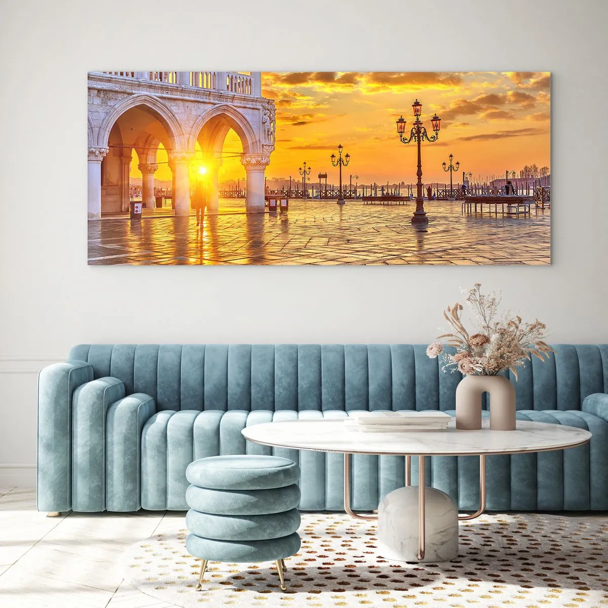 Glass picture - Where Is Everybody? - 120x50 cm