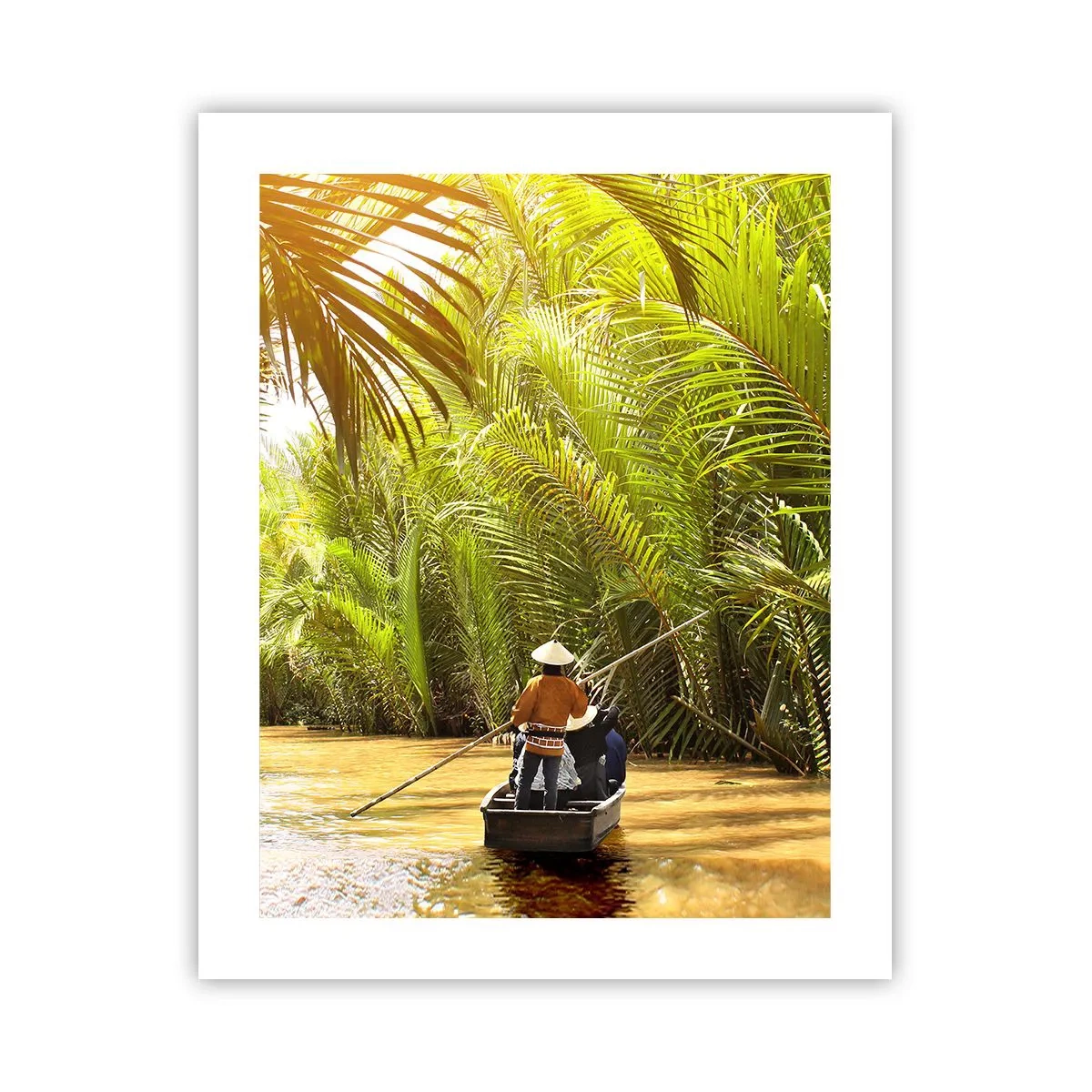 Poster - Through a Palm Ravine - 40x50 cm