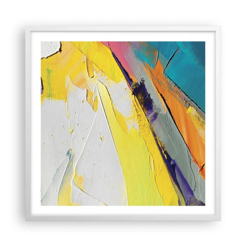 Poster in white frmae - Anatomy of Light - 60x60 cm