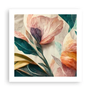 Poster - Flowers of Southern Islands - 50x50 cm