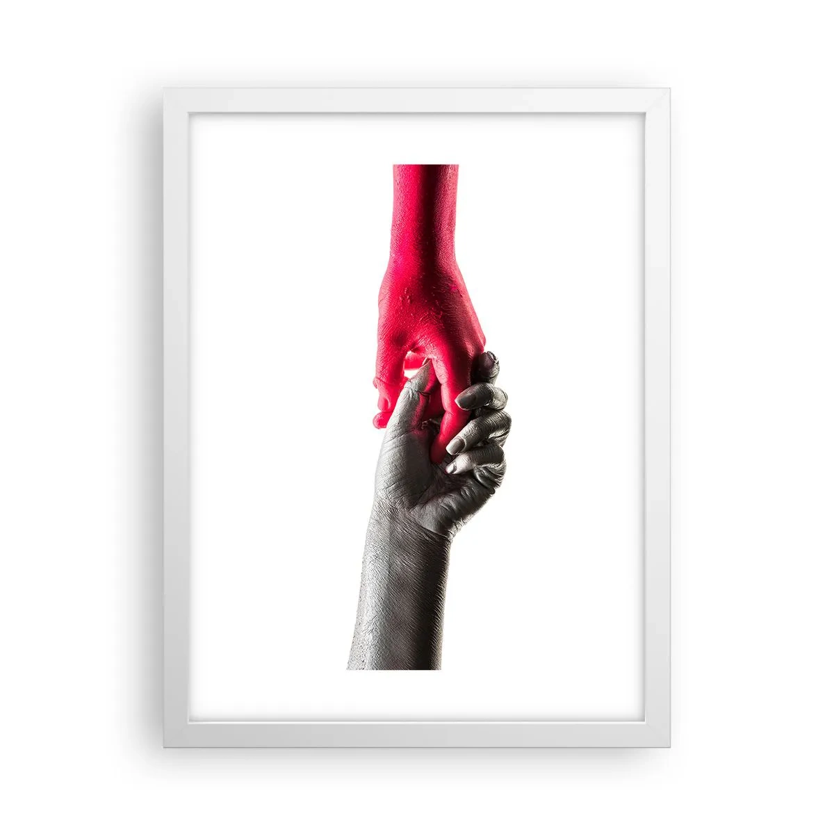 Poster in white frmae - Together, although Different - 30x40 cm