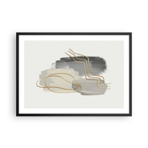 Poster in black frame - Persistance and Movement - 70x50 cm