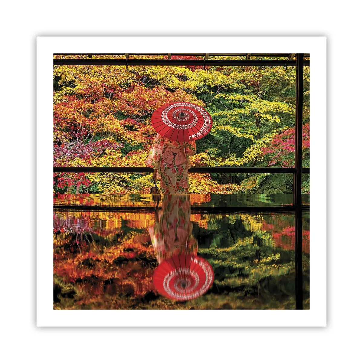 Poster - In a Temple of Nature - 60x60 cm