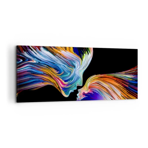 Canvas picture - Fusion of Energy and Light - 100x40 cm
