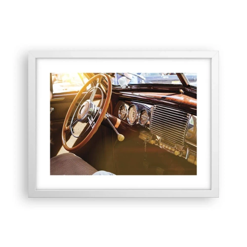 Poster in white frmae - Breath of Luxury form the Past - 40x30 cm