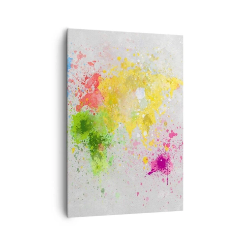 Canvas picture - All the Colours of the World - 70x100 cm