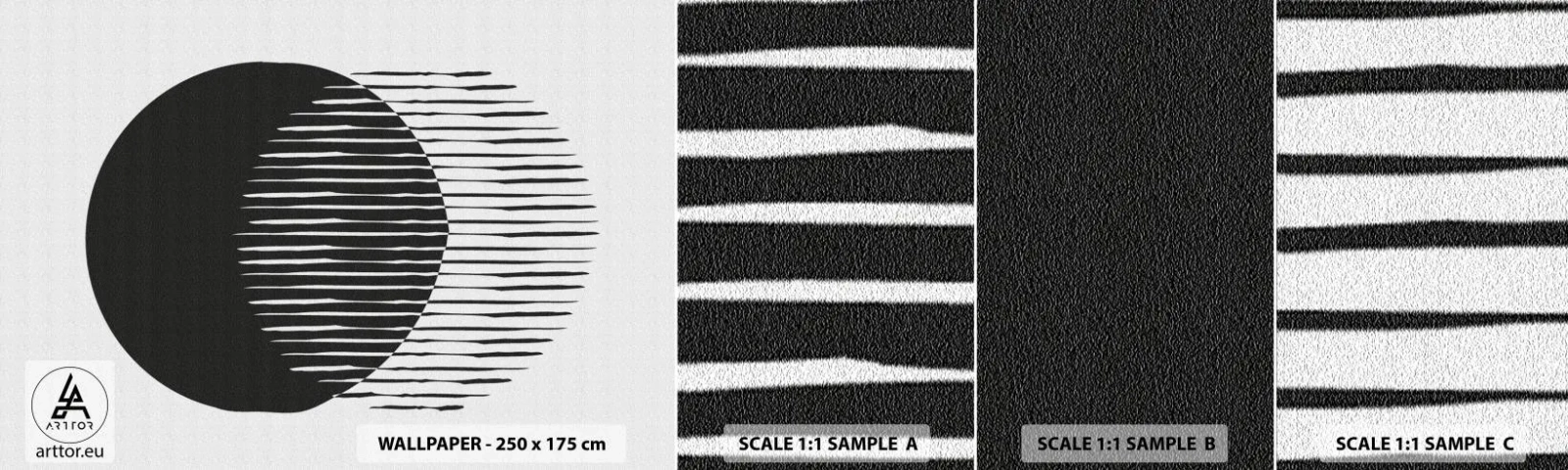 Photo Wallpaper Sample Self-Adhesive Deluxe Sticker - His Alter Ego - Sun, Wheels, Boho - 100x30 cm