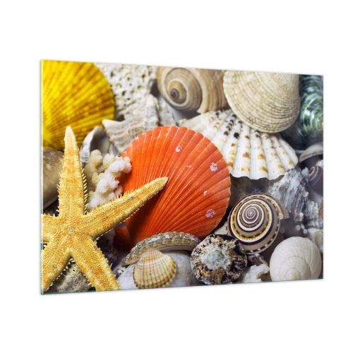Glass picture - Treasures of the Ocean - 100x70 cm