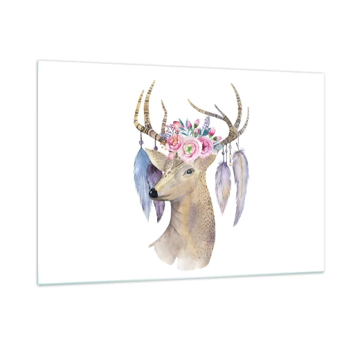 Glass picture - Guide of the Soul - Gentle, Innocent - 120x80 cm