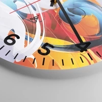 Clock face with numbers