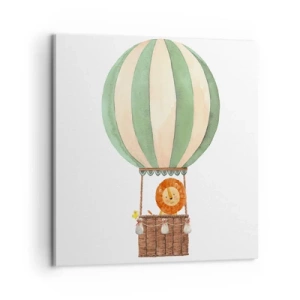 Canvas picture - Leon's Adventures - 60x60 cm