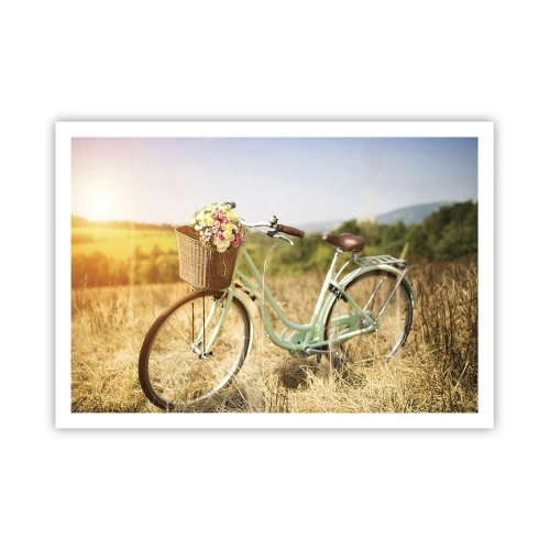 Poster - I will Stay Here for a While - 100x70 cm