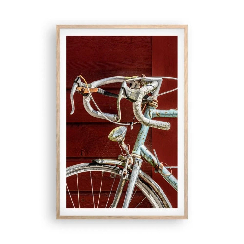 Poster in light oak frame - Born for Victories - 61x91 cm