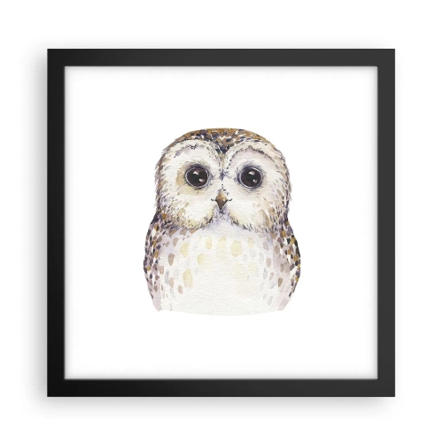 Poster in black frame - Look Me in the Eyes - 30x30 cm