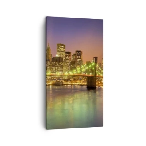 Canvas picture - Here Light is Always on - 45x80 cm