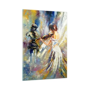 Glass picture - Reviving with a Sentiment - 50x70 cm