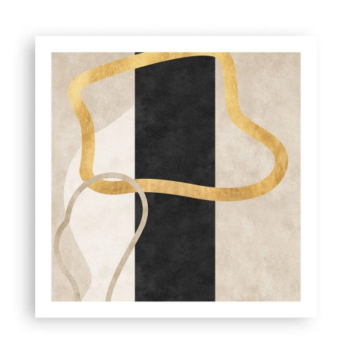 Poster - Shapes in Loops - 60x60 cm