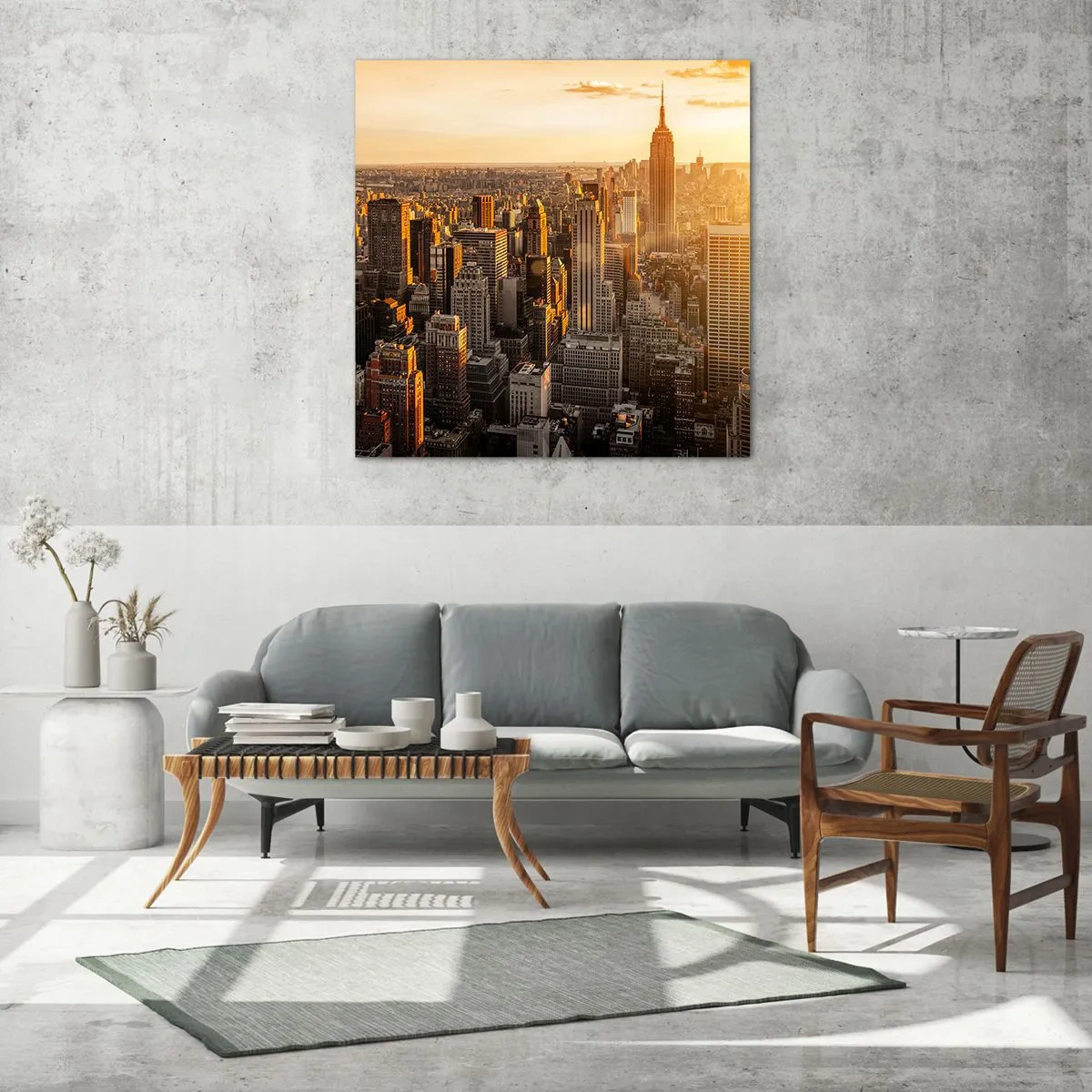 Glass picture - Growing in the Sun - 60x60 cm