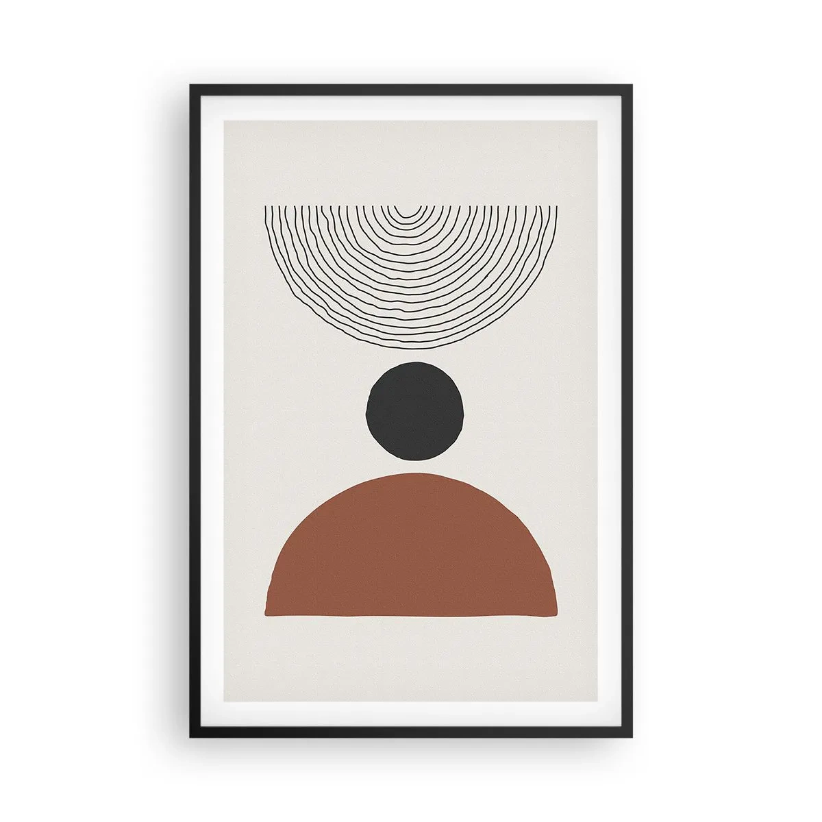 Poster in black frame - In the Centre of Attention - 61x91 cm