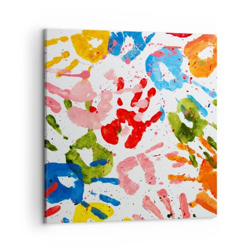 Canvas picture - High Five! - 50x50 cm
