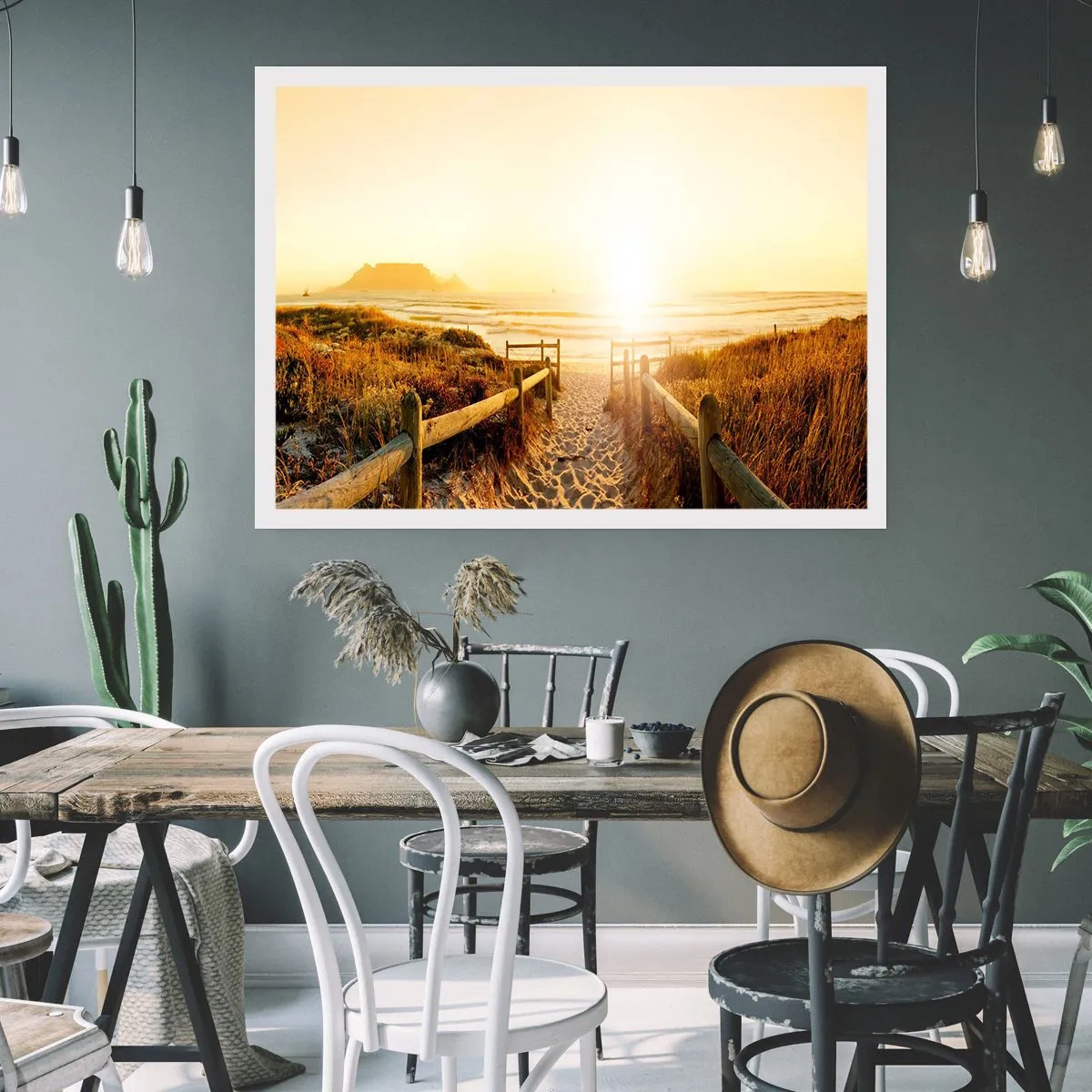 Poster - Through the Dune, Towards the Sun - 50x40 cm