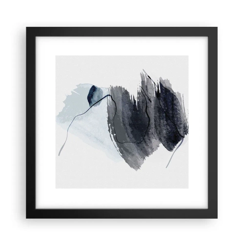 Poster in black frame - Intensity and Movement - 30x30 cm