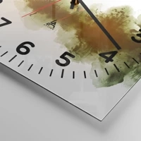 Clock face with numbers