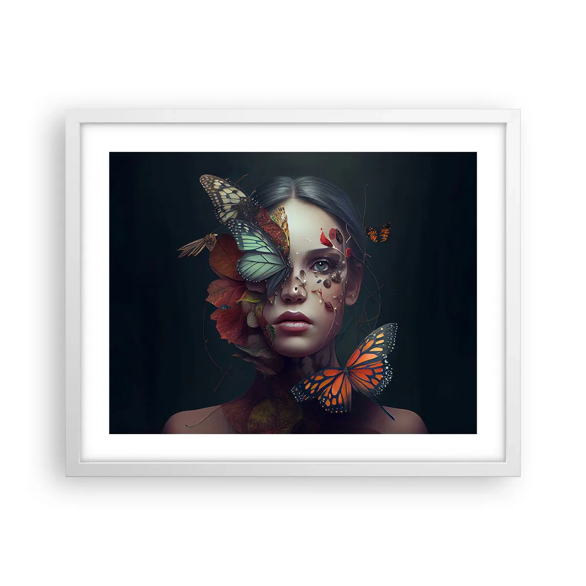 Poster in white frmae - Wonderful Metamorphosis - 50x40 cm