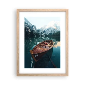 Poster in light oak frame - Like Painted on Glass - 30x40 cm