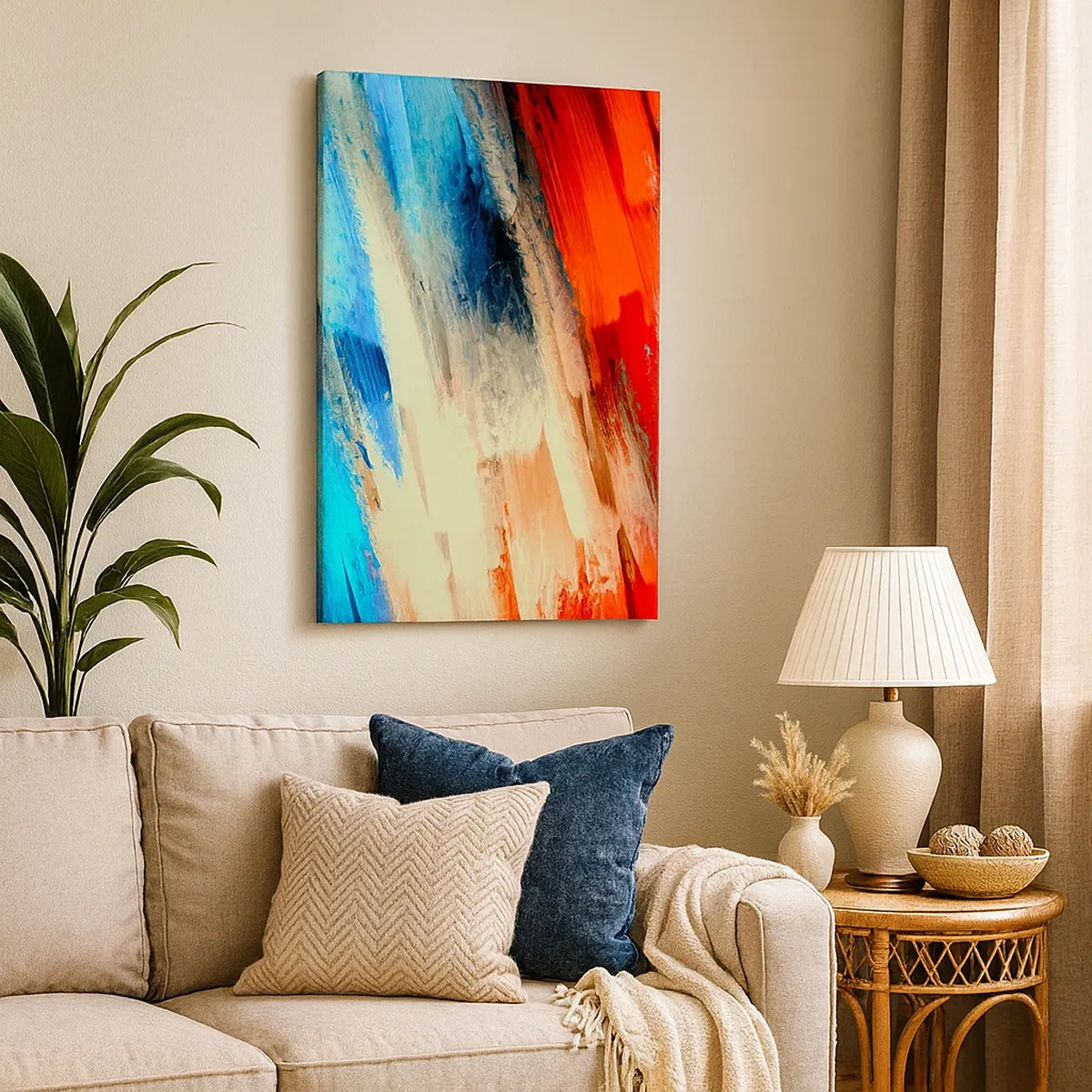 Canvas picture - Cascade of Colours - 50x70 cm