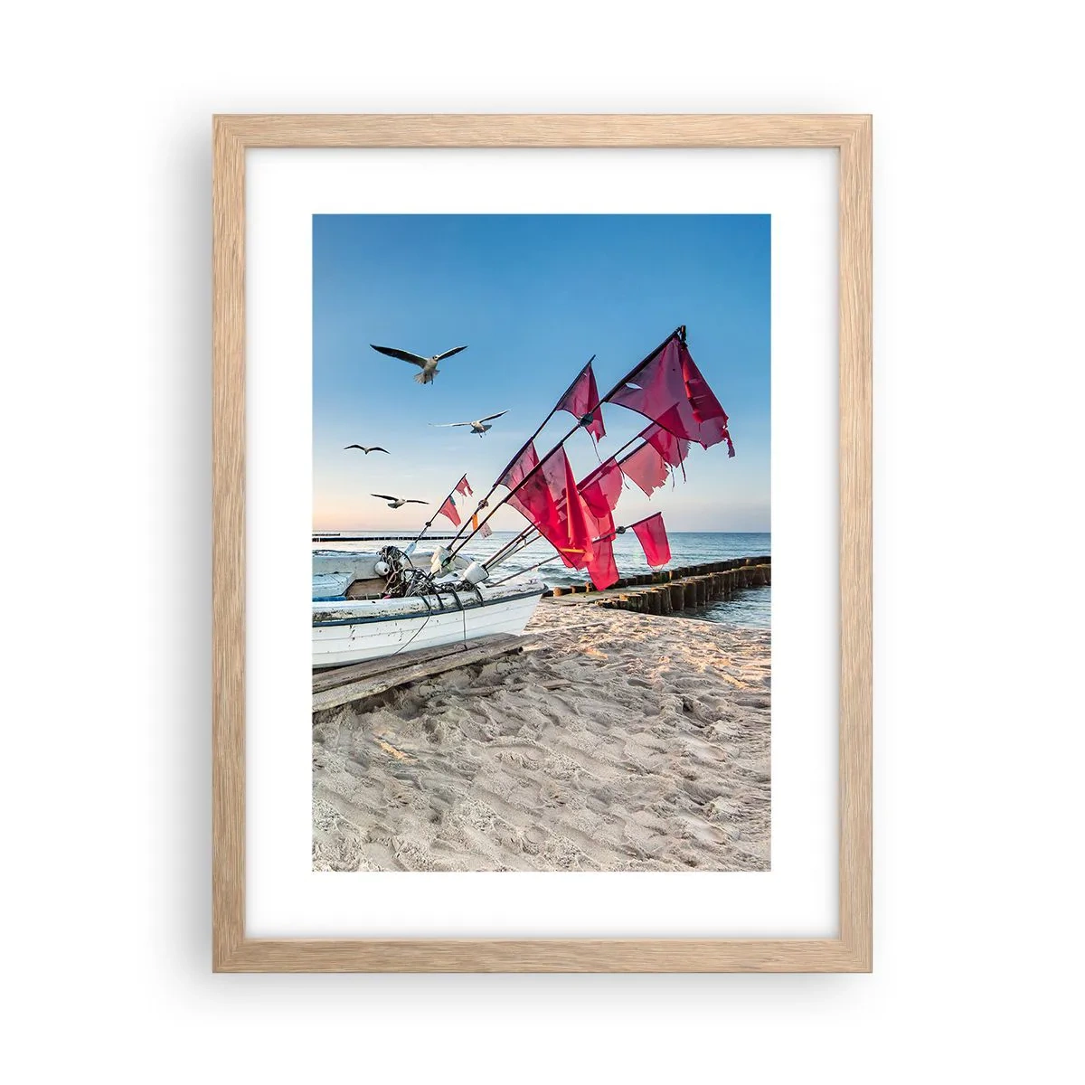 Poster in light oak frame - Deserved Rest - 30x40 cm