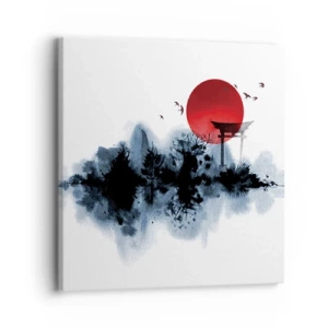 Canvas picture - Japanese View - 30x30 cm