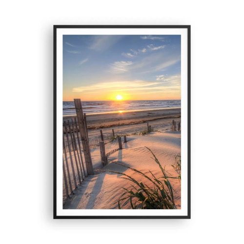 Poster in black frame - Light and Shade of the Wind - 70x100 cm