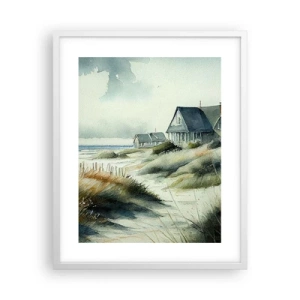 Poster in white frmae - Away from the Hustle and Bustle - 40x50 cm